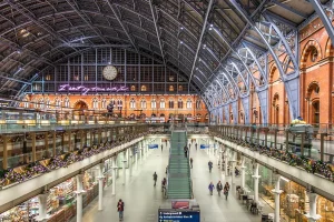 St Pancras’ international platforms