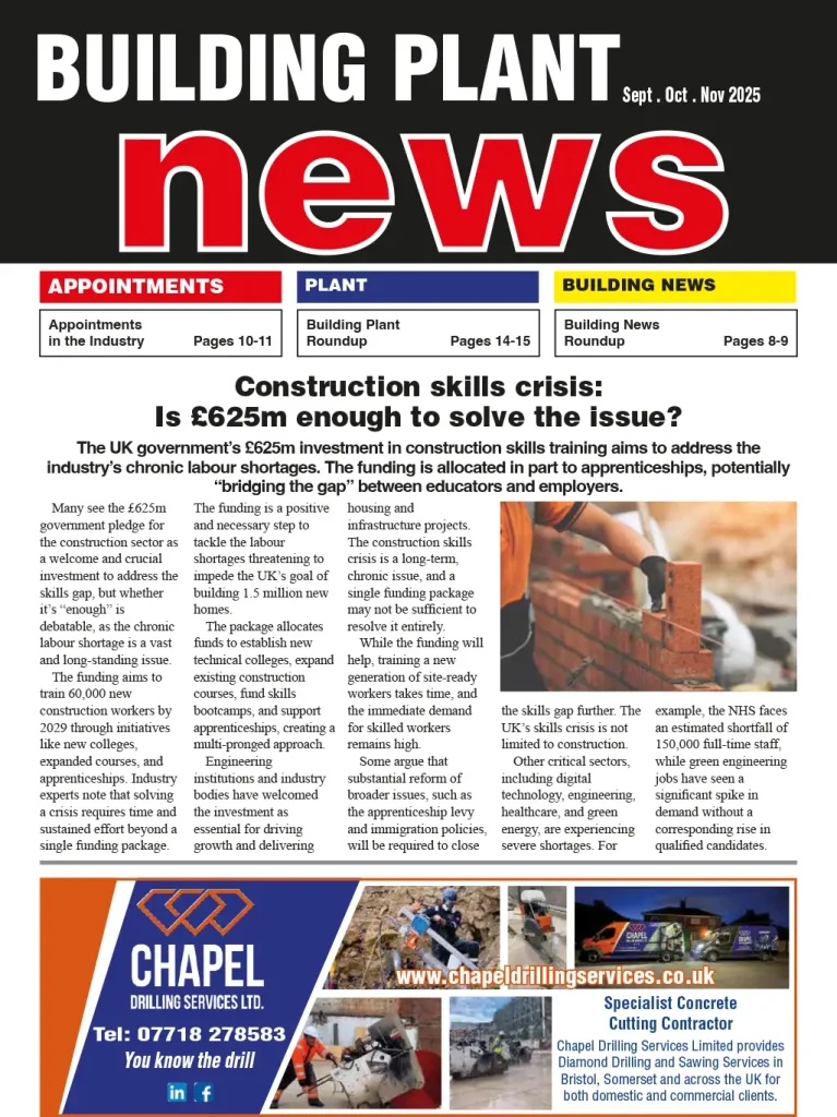 Building Plant News Magazine: September, October, November 2025